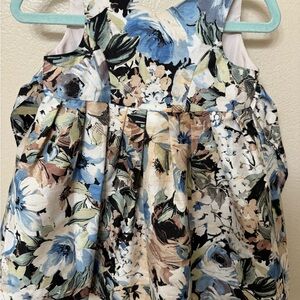 Elegant Floral Beach wedding Pippa & Julie Patterned Dress, soft natural colors